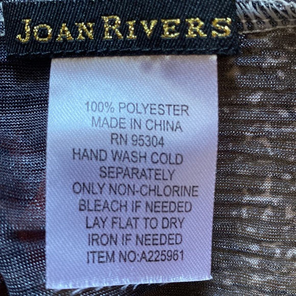 Brown and Orange Leopard Infinity Scarf Joan Rivers - Picture 8 of 8